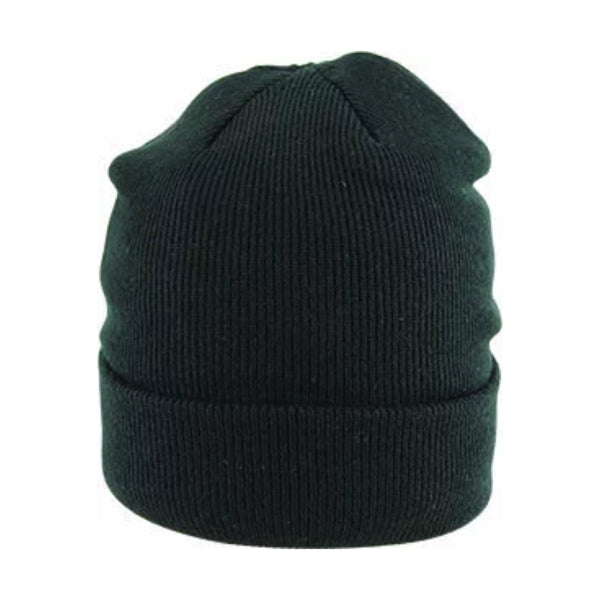 Black | Avenel Thinsulate Beanie - Front View.