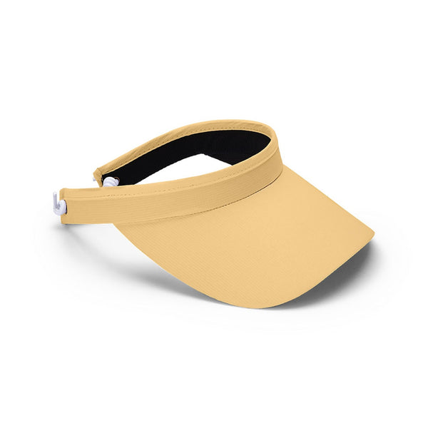 Sand | Avenel Jarvis Fabric Visor With Shoe String Back Image Showing No Logos Or Titles.