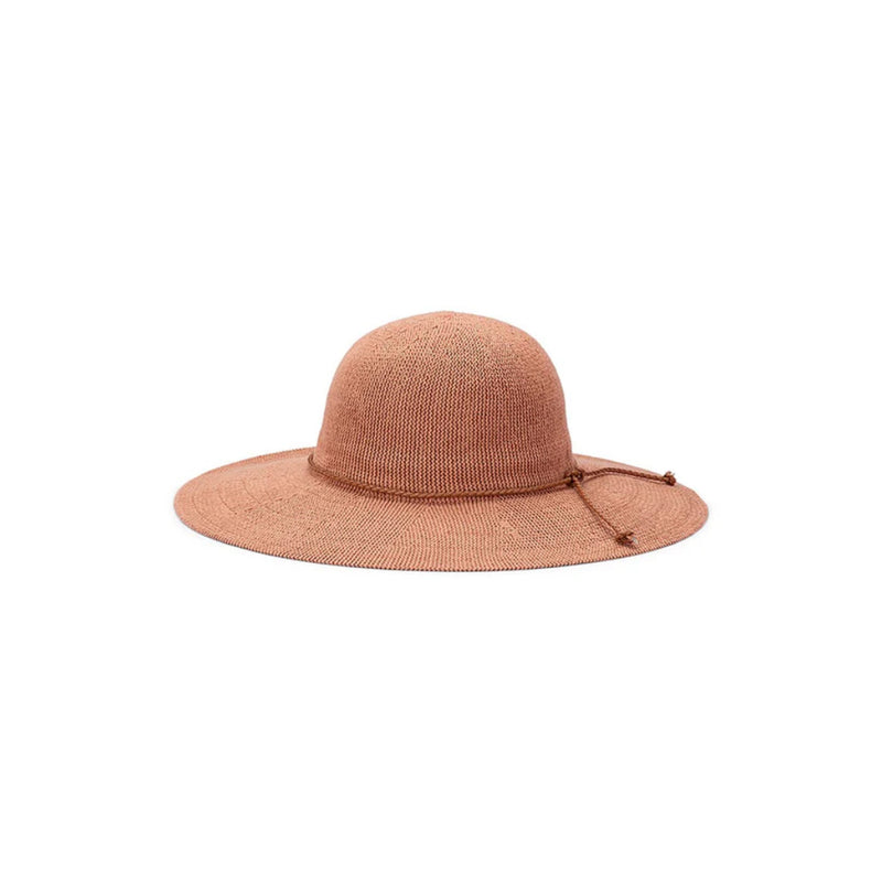 Cinnamon | Avenel Molly Crushable Cotton Knit Boho Hat Image Showing No Logos Or Titles.