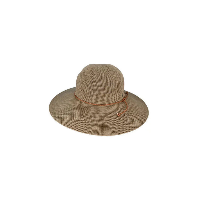 Desert | Avenel Molly Crushable Cotton Knit Boho Hat Image Showing No Logos Or Titles.