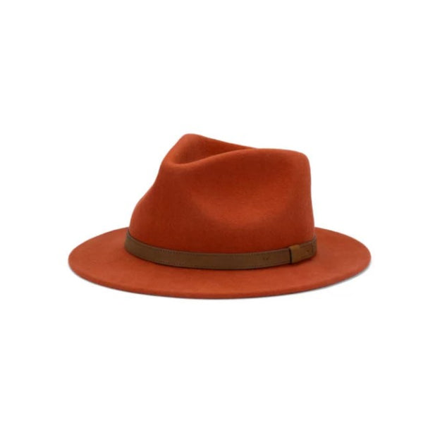 Ginger | Avenel Nolan Australian Wool Felt Fedora Image Showing No Logos Or Titles.