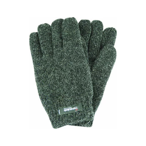 Charcoal | Avenel Ragg Wool Thinsulate Glove, Shown as a Pair. 