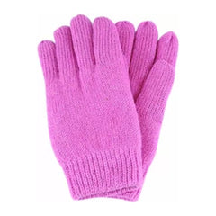 Pink | Avenel Ragg Wool Thinsulate Glove (One Size) Shown as a Pair.