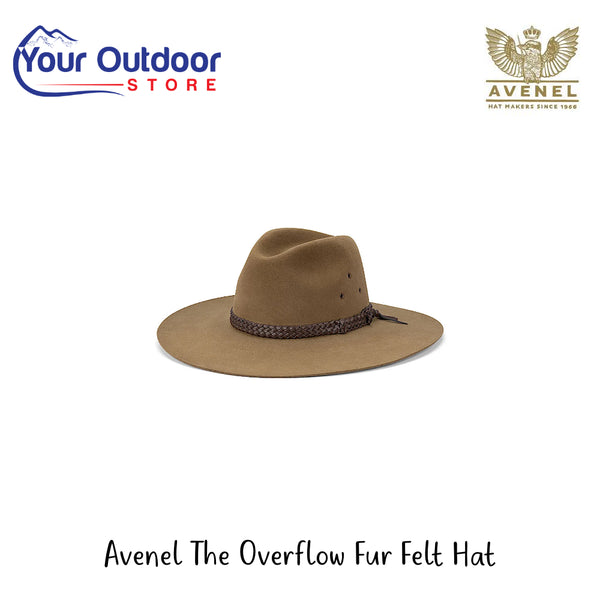 Avenel The Overflow Fur Felt Hat | Hero Image Showing All Logos And Titles.