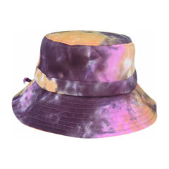 Carbon | Avenel Tie Dye Casual Cotton Hat. Front View.