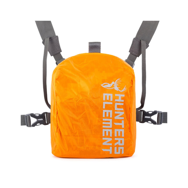 Desolve Vale Camo | Hunters Element Bino Defender - Showing Elastic Rain Cover.
