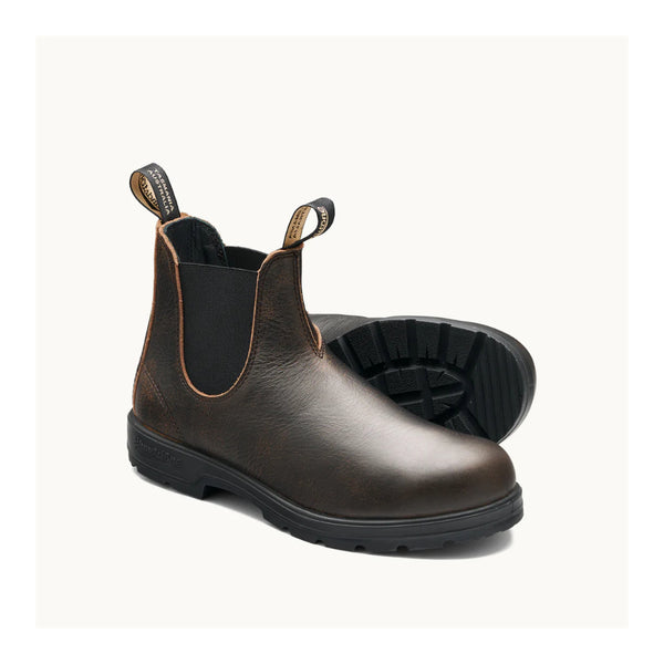 Vintage Brown | Blundstone 2440 Elastic Sided Boots Image Showing No Logos Or Titles.
