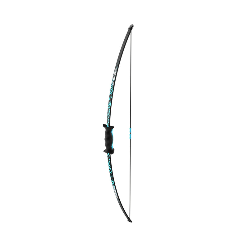 Blue | Barnett Lil Buck Recurve Bow And Archery Set Image Showing Bow Without Packaging.