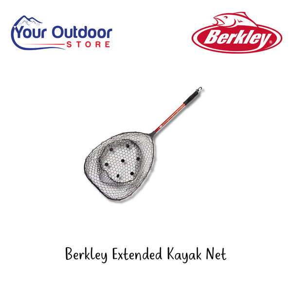 Berkley Extended Kayak Net | Hero Image Showing All Logos And Titles.