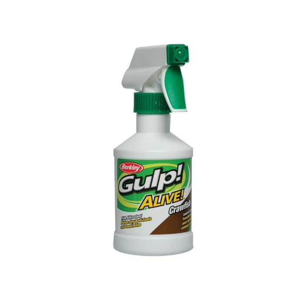 8oz | Berkley Gulp Alive Crawfish Scent Spray Image Showing No Logos Or Titles.