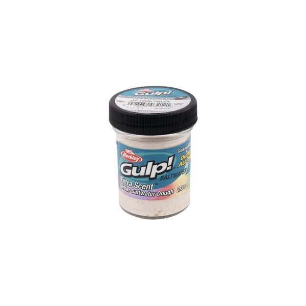 Off White, Gold Glitter | Berkley Gulp Sinking Saltwater Dough Image Showing No Logos Or Titles.