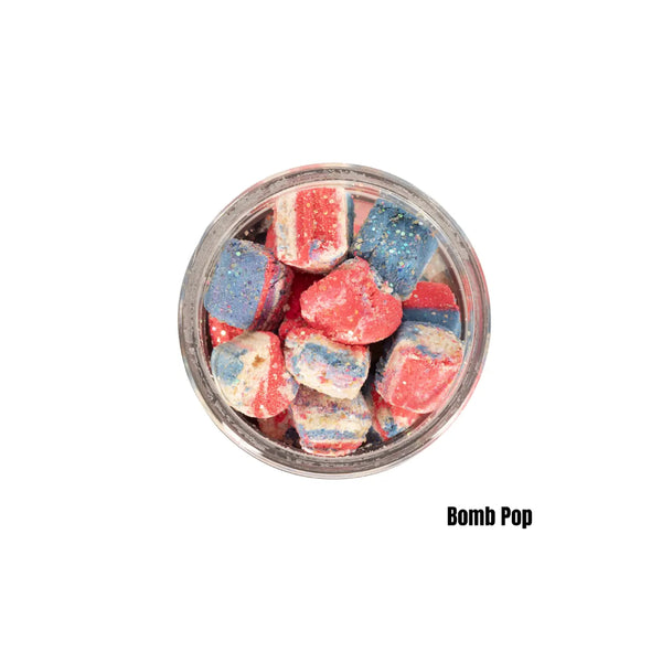 30g / Bomb Pop Berkley Gulp Trout Nuggets Image Showing No Logos.