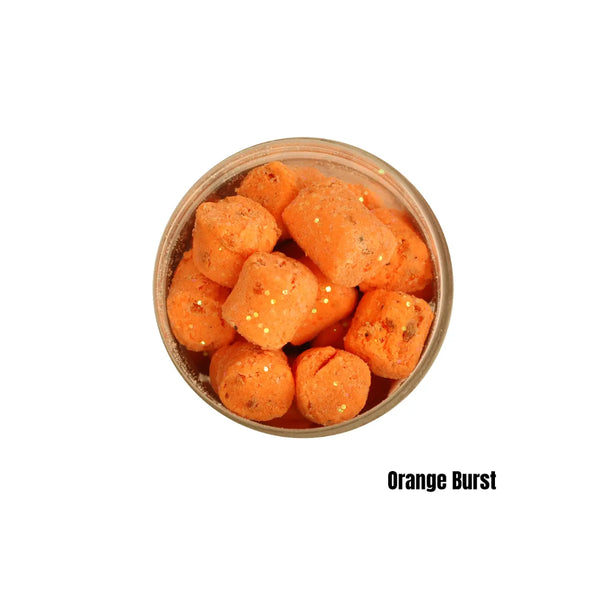30g / Orange Pulp | Berkley Gulp Trout Nuggets Image Showing No Logos Or Ttles.