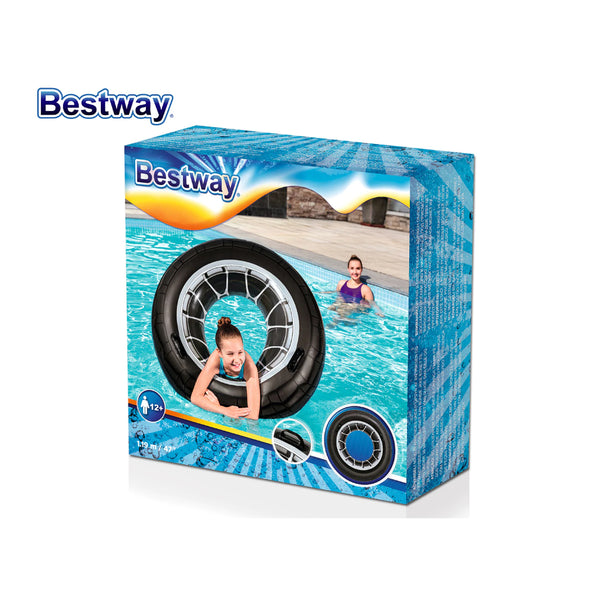Black | Bestway High Velocity Tyre Tube. Shown in Packaging.