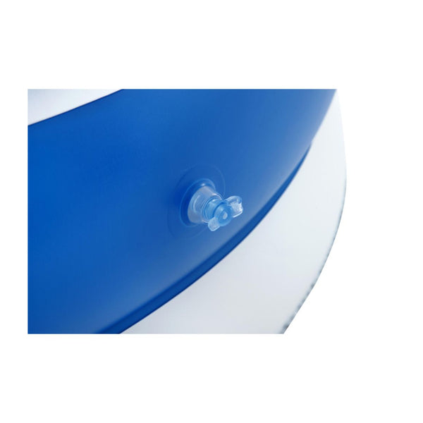 White / Blue | Bestway Hydro-Force Indigo Wave Lounge. Showing Valve.