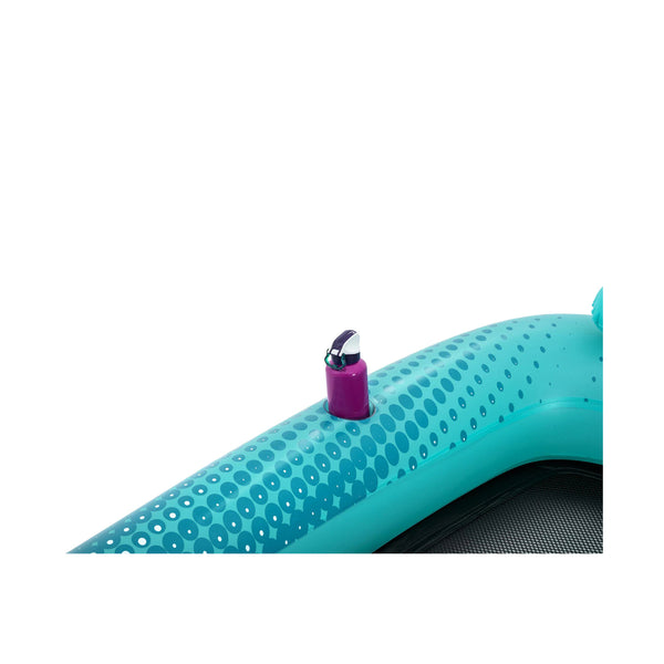 Aqua | Bestway Hydro Force Venture Mesh Lounge. Showing Bottle Holder. 