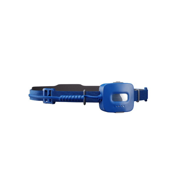 Teal / Navy | BioLite Rechargeable 425 Lumens Headlamp Image Showing Back View.