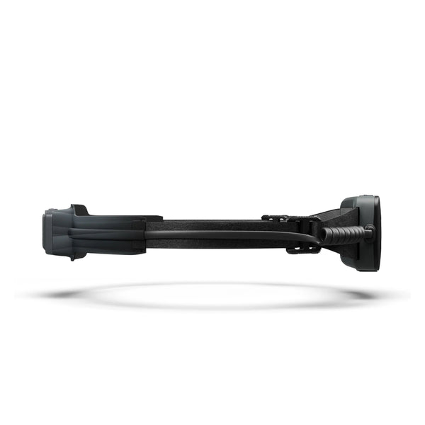 Black | BioLite Rechargeable 800 Lumens Headlamp Image Showing Side View.