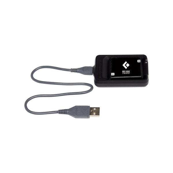 Black Diamond BD 1800 Rechargeable Battery | Image Showing No Logos And Titles.
