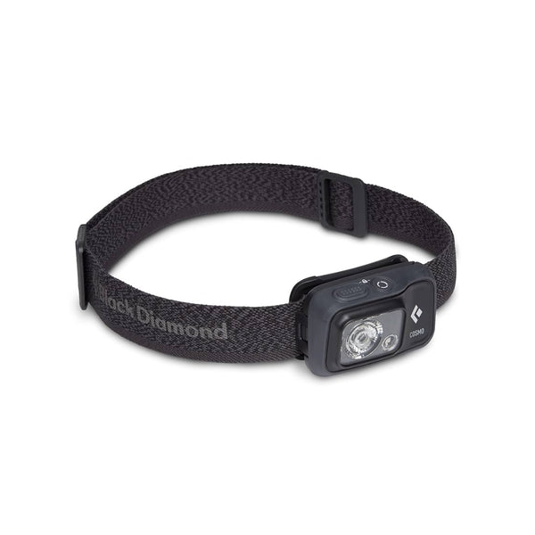 Black |  | Black Diamond Cosmo 350 Lumens Headlamp - Dual Fuel Image Showing No Logos Or Titles.