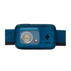 Azul | Black Diamond Cosmo R Headlamp 350 Lumens - Rechargeable Image Showing Close Up Front View.