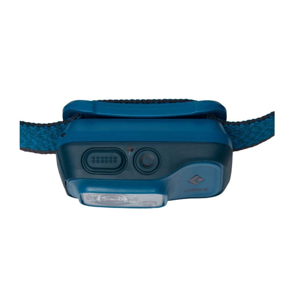 Azul | Black Diamond Cosmo R Headlamp 350 Lumens - Rechargeable Image Showing Top View.