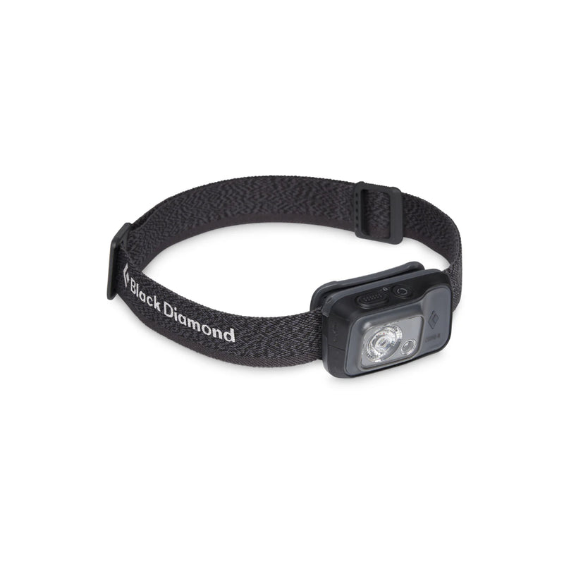 Graphite | Black Diamond Cosmo R Headlamp 350 Lumens - Rechargeable Image Showing No Logos Or Titles.