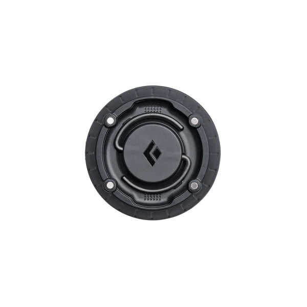Grey | Black Diamond Moji+ Lantern Image  Showing Top View, Hook Latch Down.