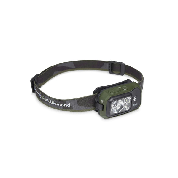 Olive | Black Diamond Storm Headlamp 450 Lumens - Dual Fuel Image Showing No Logos Or Titles.