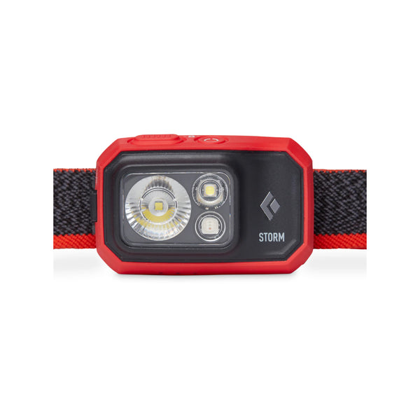 Octane | Black Diamond Storm Headlamp 450 Lumens - Dual Fuel Image Showing Front View.