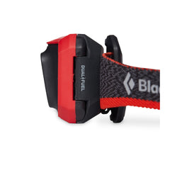 Octane | Black Diamond Storm Headlamp 450 Lumens - Dual Fuel Image Showing Side View.
