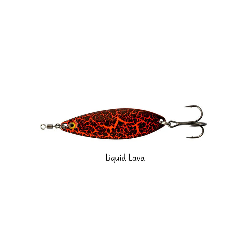 Liquid Lava | Black Magic Enticer Spoon Lure.