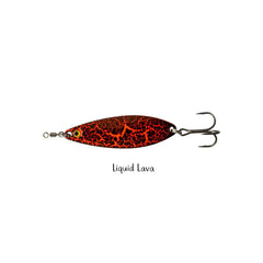 Liquid Lava | Black Magic Enticer Spoon Lure.