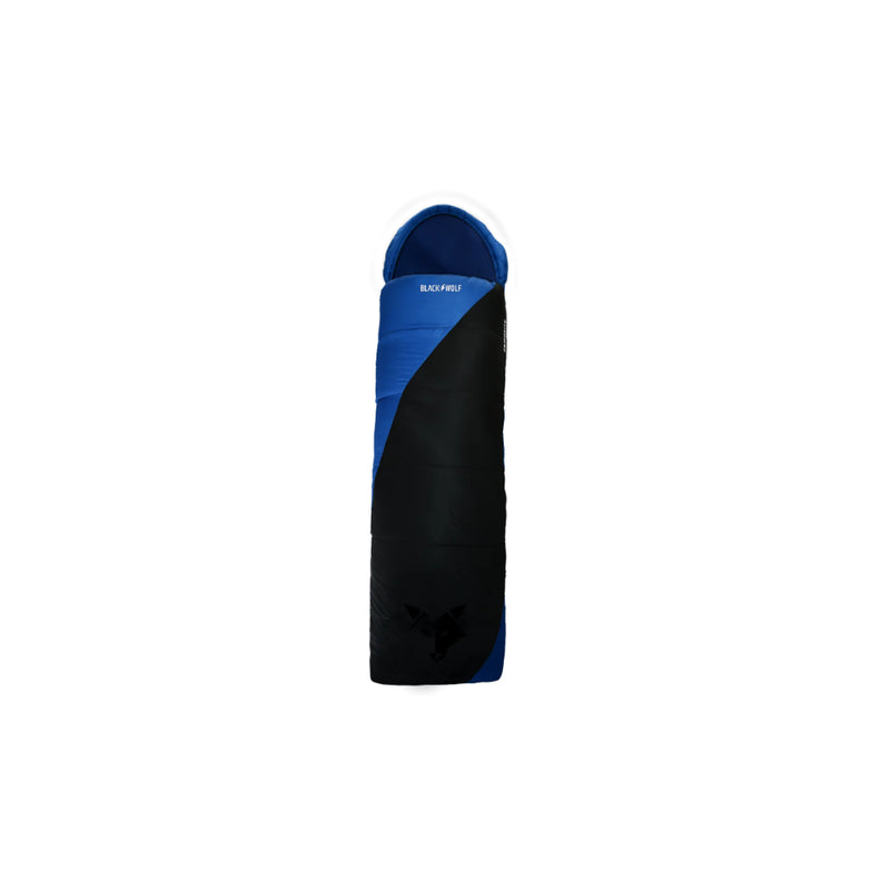 Marine Blue | Black Wolf Campsite +5 Summer Sleeping Bag Image Showing No Logos.