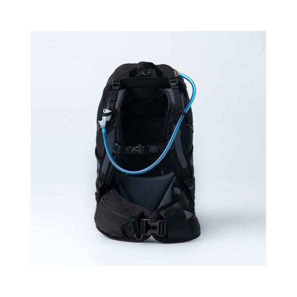 Black | Black Wolf Colbalt ll Hiking Backpack Image Showing Back View.