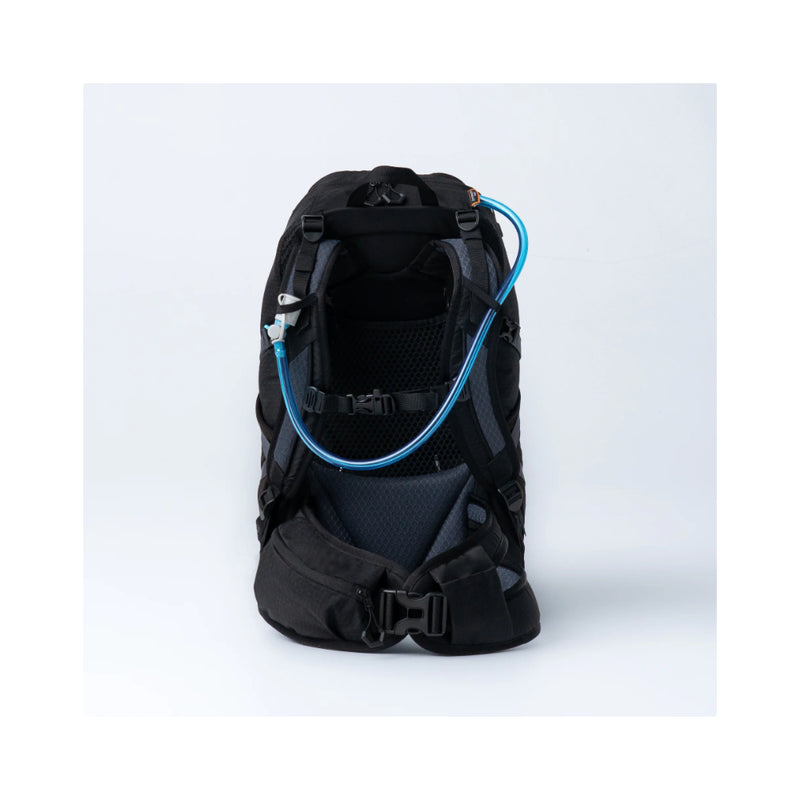 Black | Black Wolf Colbalt ll Hiking Backpack Image Showing Back View.