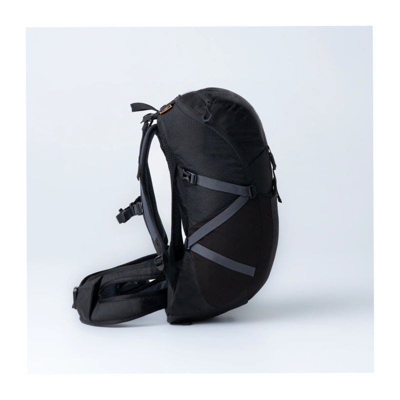 Black | Black Wolf Colbalt ll Hiking Backpack Image Showing Side View.