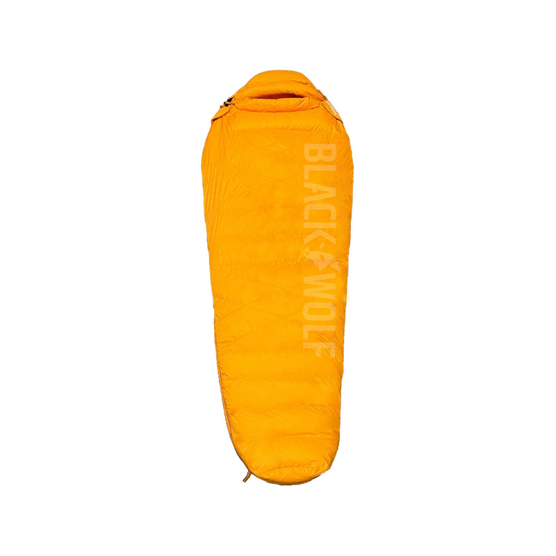 Flame Orange | Black Wolf Hiker Extreme Sleeping Bag -7 Degree Image Showing No Logos Or Titles.