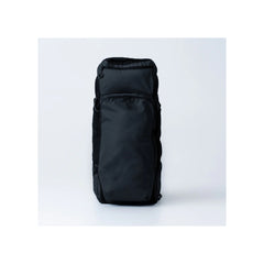 Black/60L | Black Wolf Nakeen 60L Hiking Pack Image Showing Front View Top Open.