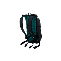 Jet Black | Black Wolf Tomaree Day Pack Image Showing Angled Back View Of Shoulder Straps.