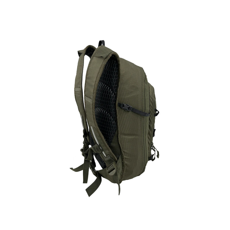 Moss | Black Wolf Tomaree Day Pack Image Showing Angled Side View.
