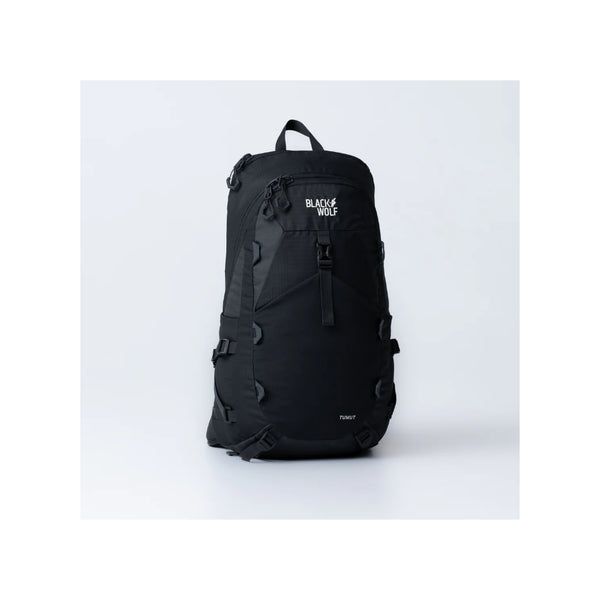 Jet Black | Black Wolf Tumut Day Pack Image Showing No Logos Or Titles.