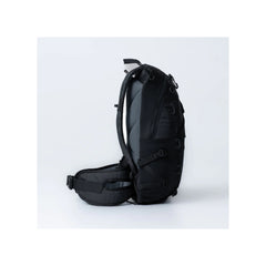Jet Black | Black Wolf Tumut Day Pack Image Showing Side View Of The Day Pack.