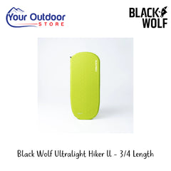 Black Wolf Ultralight Hiker ll - 3/4 Length | Hero Image Showing All Logos And Titles.