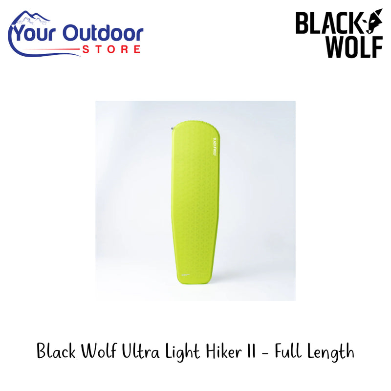 Black Wolf Ultralight Hiker ll - Full Length | Hero Image Showing All Logos And Titles.