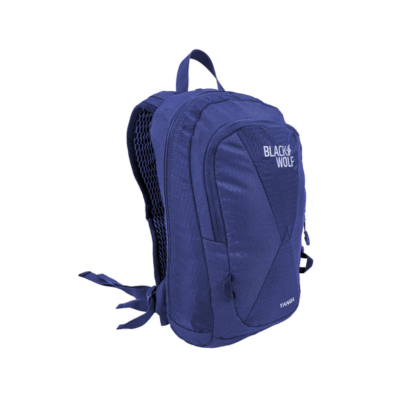 Eclipse | Black Wolf Yanga 13 Litre Day Pack. Angled Front View. 