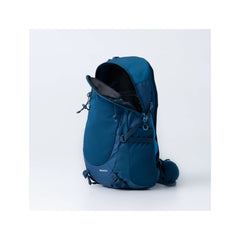 Gibraltar | BlackWolf Arakoon Back Pack Image Showing Angled Side View With Zip Half Open.