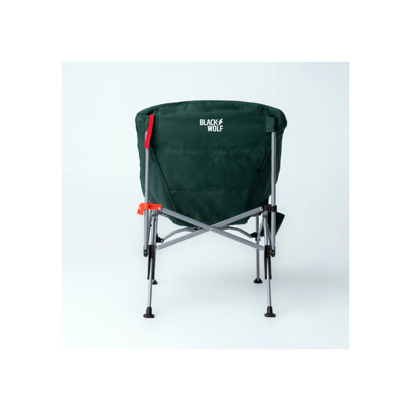 Green | Black Wolf Bucket Chair ll Image Sowing Back View, Stock Image Used Colour May Vary.
