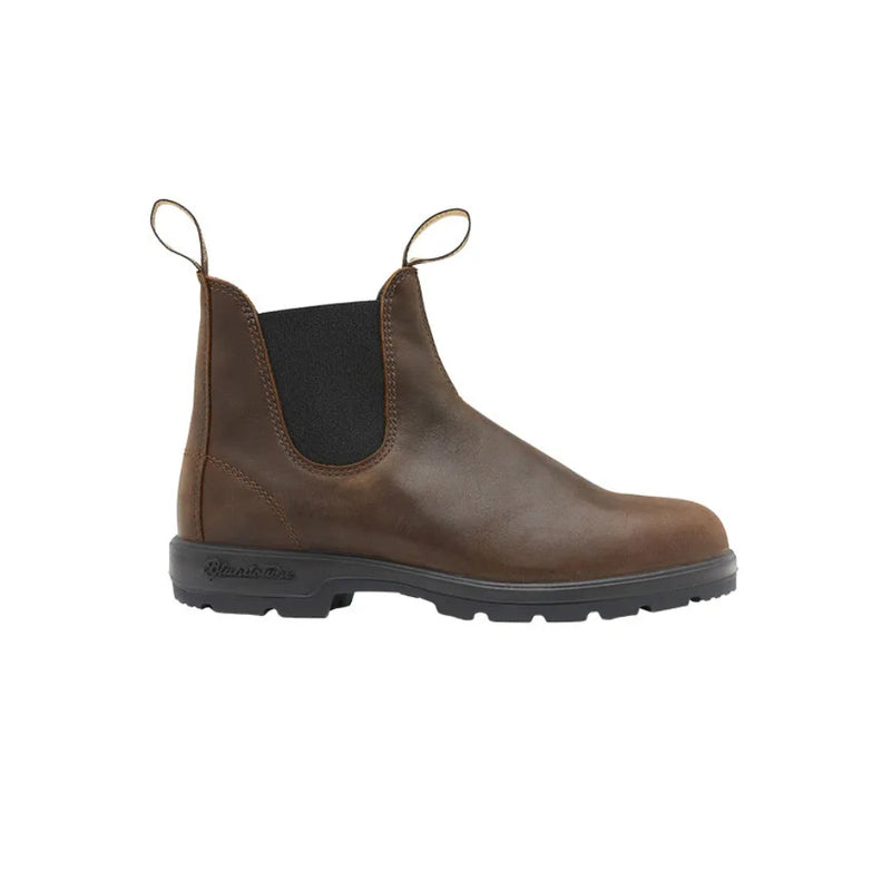 Antique Brown | Blundstone 1609 Elastic Sided Lined Boot Image Showing No Logos Or Titles.