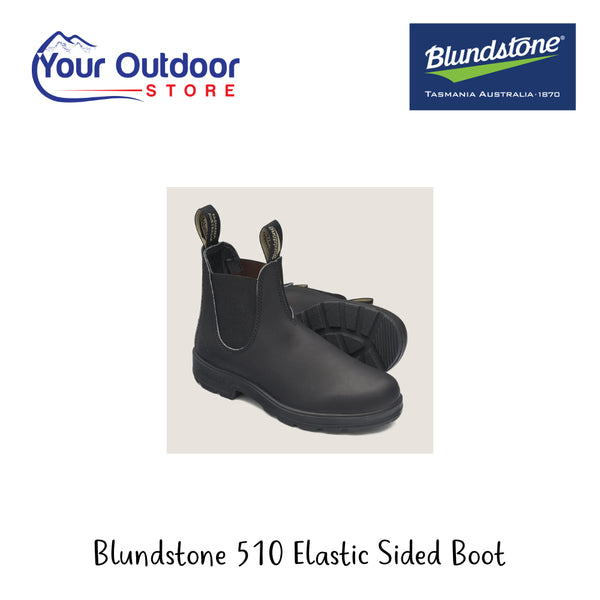 Blundstone 510 Elastic Sided Boots | Hero Image Showing All Logos And Titles.